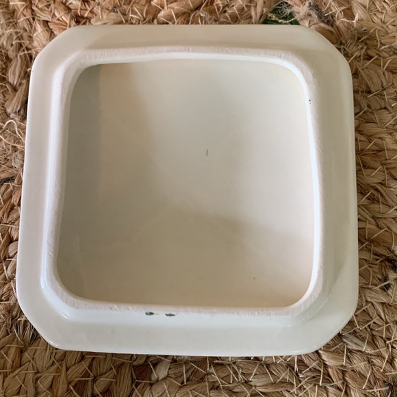 Vintage Design floral ceramic trinket box and picture frame set, EUC - Picture 7 of 14